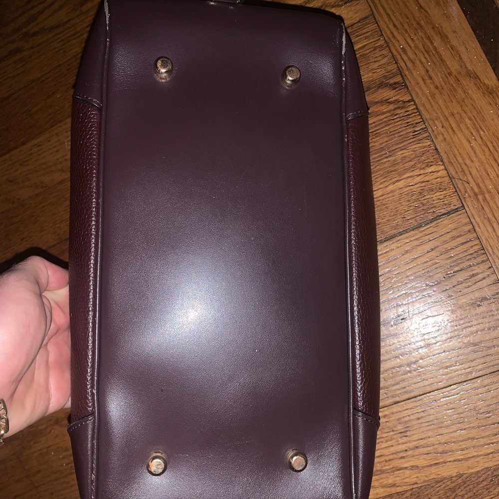 Coach Oxblood Colored Lane Satchel Gem